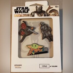Star Wars:The Mandalorian Season 2 Enamel 3 Pin Set Amazon Exclusive Ltd Edition